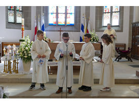 Dankgottesdienst der Kommunionkinder (Foto: Karl-Franz Thiede)